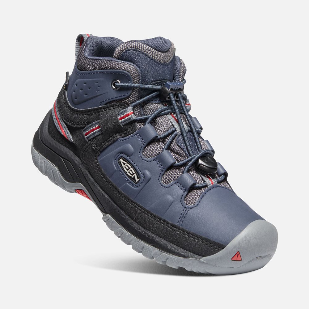 Bottes de Randonnée Keen Enfant Bleu | Targhee Waterproof | EVIXP-9305